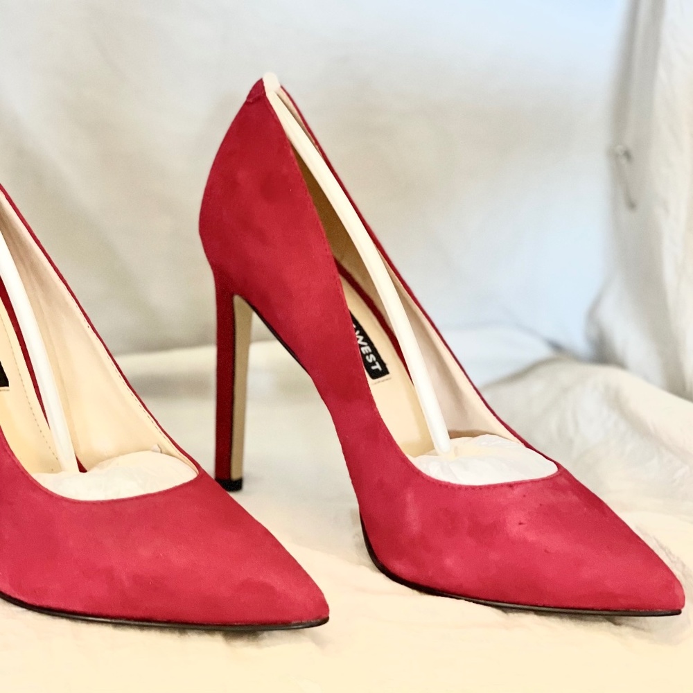 Tatiana Red Pointy Toe Pumps Stiletto
